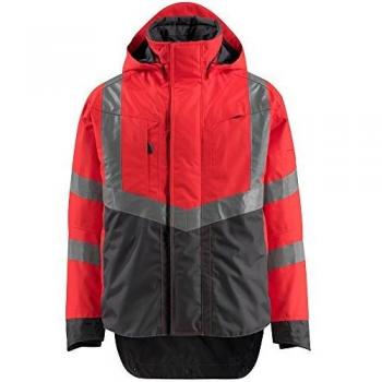 Chaqueta Exterior Harlow Hi-vis Roja/Gris Oscuro Talla S