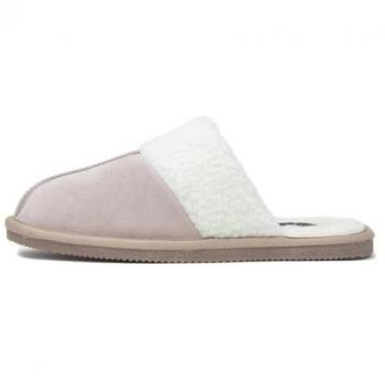 Hush Puppies Women's Beige Suede Arianna Mule Slippers