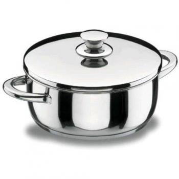 Lacor - 40022 - Cacerola Con Tapa Vitrocor 22cm Inox