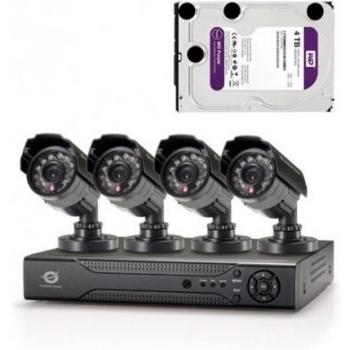 Conceptronic Kit de vigilancia CCTV profesional de 8 canales - Kit de videovigilancia
