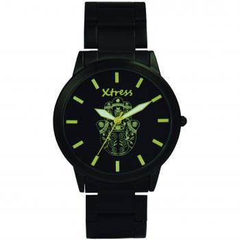 XTRESS Reloj Analógico Unisex de Cuarzo con Correa en Acero Inoxidable XNA1034-43