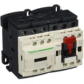 Contactores Inversores TeSys D Schneider Electric LC2D12B7 - 12A, 24V, 50/60Hz, 5.5kW