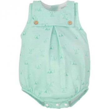 Ranita de bebé niño estampada sin mangas