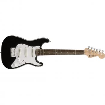 Squier Mini Stratocaster V2 Black Beginner Electric Guitar