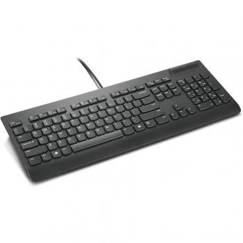 Lenovo Smartcard II Teclado USB con Lector de Tarjetas Inteligentes Negro Layout QWERTY Portugués