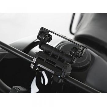 SW-MOTECH GPS.00.646.10500/B GPS Mount para Crossbar R 10/12 mm, Negro, Talla Unica