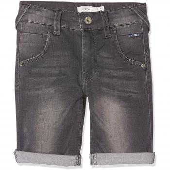NAME IT Nkmtheo Dnmclas 6001 Long Shorts, Pantalones Cortos para Niños, Gris