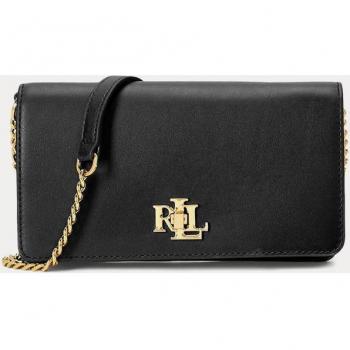 Lauren Ralph Lauren - Bolso de Piel con Cierre de Giro negro