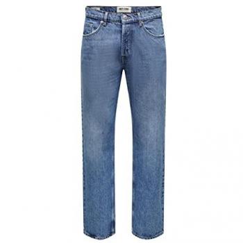 Only & Sons Edge Straight Leg Loose Fit Jeans 31/34
