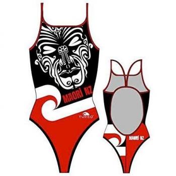 Turbo Traje de Baño Maori Nueva Zelanda - Bikini Rojo/Negro para Hombre