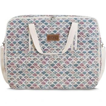 Maleta de Viaje Shimabara Jyoko Cómoda y Práctica con Bolsillo Exterior, Bolso de maternidad Jyoko estampado Shimabara con estampado en varios colores