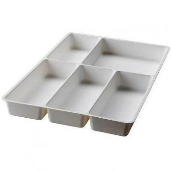 IKEA VARIERA - Bandeja Cubiertos, blanco - 31x50 cm
