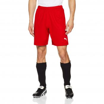 PUMA Liga Shorts Pants, Hombre, Red White, S