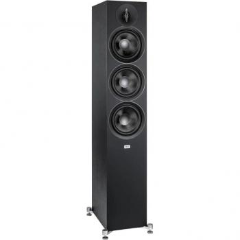 Elac Debut 3.0 DF53-BK Black 5.25 Floorstanding Speaker with KT Radio