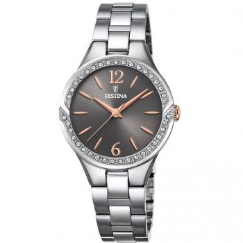 Festina Womens Analogue Quartz Connected Wrist Watch with Stainless Steel Strap F20246/2