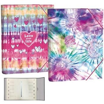 Senfort Carpeta Clasificadora 12 Departamentos con Solapa Tie Dye Surtido