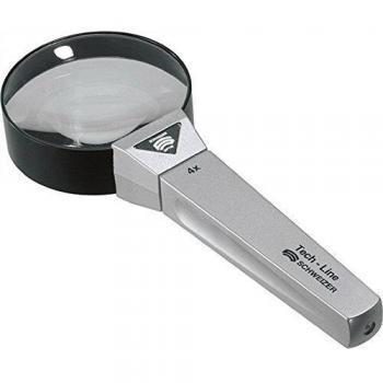 Lupa de Mano Tech-Line 4x con Lente de Ø65 mm SCHWEIZER