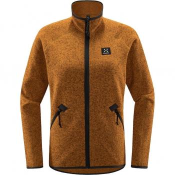 Forro polar de mujer Haglöfs Risberg marrón dorado - Talla L