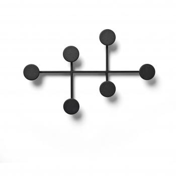 men-u Afteroom Coat Hanger - Colgador Negro/Recubrimiento de Polvo/An. x Al.XP 37x24x4cm