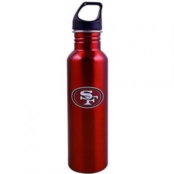 NFL San Francisco 49ers Stainless Steel Red Water Bottle - 26 oz