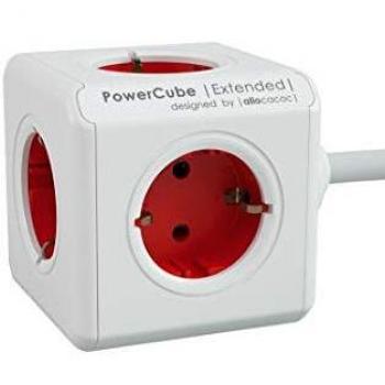 Allocacoc POWERCUBE EXTENDED, rojo