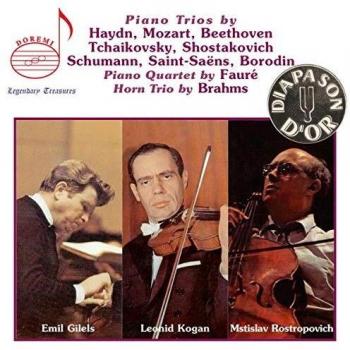 Piano Trios by Haydn, Mozart, Beethovan, Tchaikovsky, Shostakovich, Schumann, Saint-Saens, Borodin - Piano Quartet by Faure - Horn Trio by Brahms