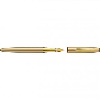 Pluma Estilográfica Pelikan Jazz Noble Elegance Oro con Sistema de Cartuchos