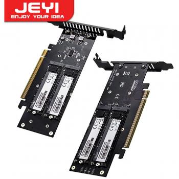Adaptador de Expansión PCIe 4.0 para 4 SSD NVMe M.2 M Key hasta 256 GB