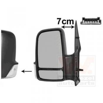 Espejo retrovisor VAN WEZEL 5862807 con diseño específico para vehículos, cristal de alta calidad, ajuste eléctrico, carcasa resistente y fácil instalación