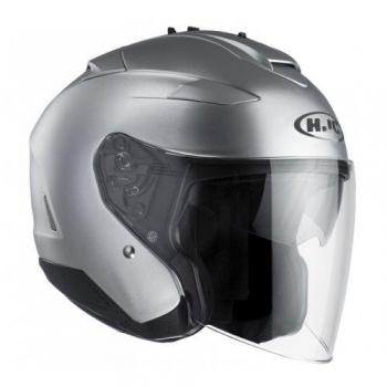 HJC NC Casco per Moto, Hombre, Gris, XL