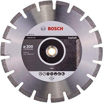 Bosch Professional 2608602624 Standard for Asphalt Diamond Cutting disc, Silver