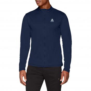 Odlo - Chaqueta Ligera para Hombre con Cremallera Completa, Hombre, Color Diving Navy, tamaño Extra-Large