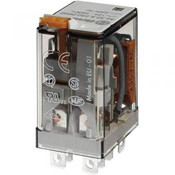 Relé industrial Finder 56.32.9, 12 V DC, 12 A, 2 contactos conmutables