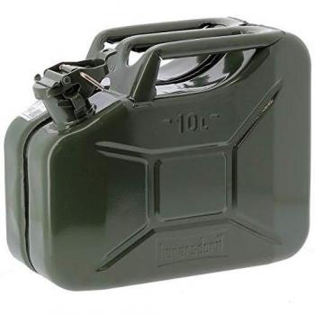 Bidón metálico de gasolina GT GARDEN - 10 litros, resistente y duradero