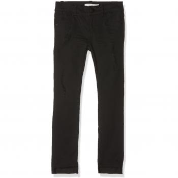 NAME IT Nkfpolly Dnmthyra 7001 Pant, Leggings para Niñas, Negro