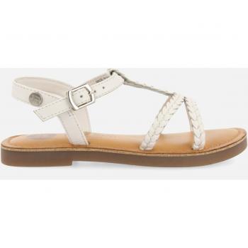 Sandalias Blancas de Piel con Trenzado para Niña y Niño Cinisi - Gioseppo, sandalias de piel, trenzado, materiales reciclados