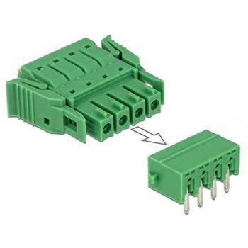 Conector Terminal Horizontal 4 Pines 3,81 mm para Placa de Circuito