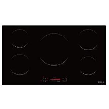Placa Vitrocerámica Kromsline KVI-5F 900BK de Inducción y Vidrio Negro