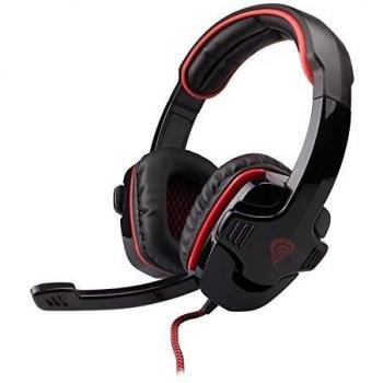 Natec Genesis HX66 - Auriculares de Diadema Cerrados, con micrófono, con USB