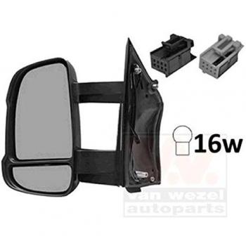 Espejo retrovisor VAN WEZEL 1651813, tipo: espejo retrovisor, características: diseño específico para vehículos, incluye soporte de montaje, cumple con estándares de calidad, fácil instalación