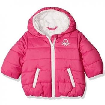 United Colors of Benetton 2WU05309E, Chaqueta para Bebés, Morado, 12 Meses