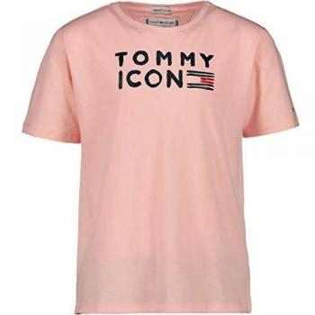 Tommy Hilfiger -Camiseta KG0KG04392 634 Tommy Flag Icon -Camiseta Manga Corta NIÑA