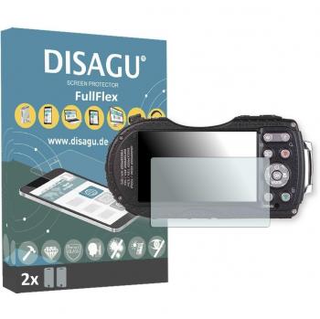 2 Disagu FullFlex protector pantalla para Ricoh WG-5 GPS protectores de pantalla