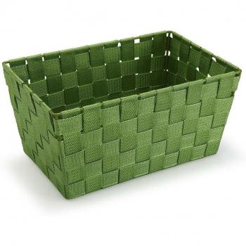 Cesta Versa Grande Textil Verde Oscuro 20 x 15 x 30 cm