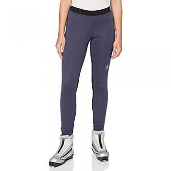 Odlo Tights Velocity WP-Odyssey Gray - Pantalón Corto para Mujer, Mujer, 622131-10576, Odyssey Gray, XS