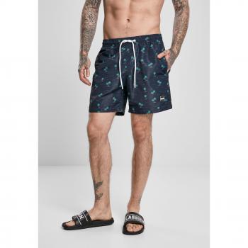 Urban Classics Men's Plus Size Pattern Swim Shorts