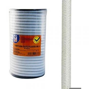 PROFER HOME - Goma Elastica Carret.8Mm Blanc Profer Home 50 M