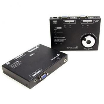 StarTech.com Extensor VGA sobre Cat5 con Audio - Alargador de Video y Sonido por Cable UTP Ethernet RJ45 - 300m