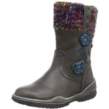 s.Oliver 36411 - botas de caño bajo de material sintético niña, color marrón, talla 28
