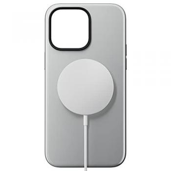 Funda Deportiva Nomad para iPhone 14 Pro Max con MagSafe y NFC, Gris Lunar